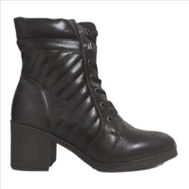 Imagem de Bota Cano Curto Mooncity Feminino - Marrom, 38