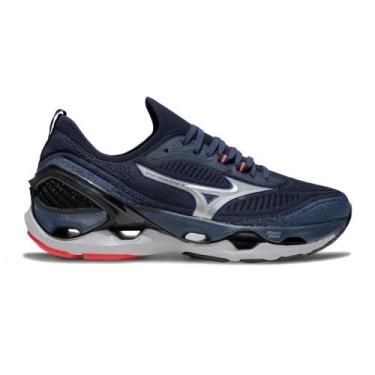 Imagem de Tênis Mizuno Wave Endeavor 3 Masculino, 42, Marinho, Preto