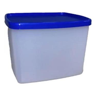 Imagem de Tupperware Jeitoso Transparente com Tampa Azul 800ml