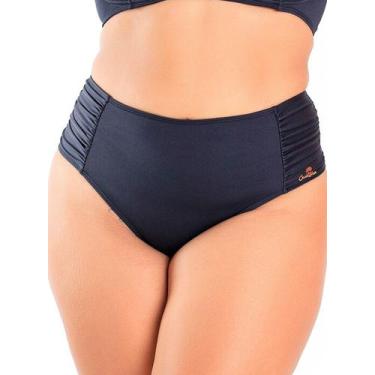 Imagem de Calcinha de Biquíni, Sunquini Plus Size, Fio Dental, Preto, Tam. 54 - 
