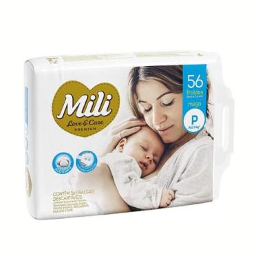 Imagem de Fralda Mili Love Care Mega Tamanho P 56 Un  Mili - Mili S.A