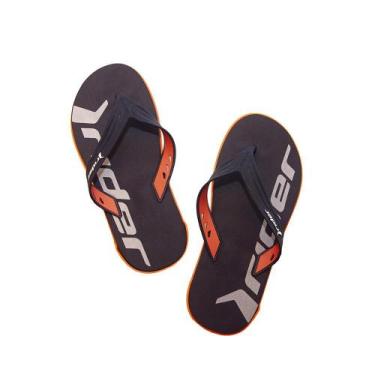 Imagem de Chinelo Masculino Rider RW Dedo REF: 12224, Laranja, Azul, Branco, 41