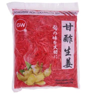 Imagem de Gengibre Palito Vermelho 1,01kg - GW - Sushi Ginger