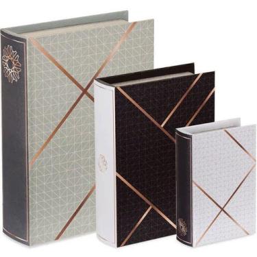 Imagem de Kit Livro Caixa 3pc 9173 Mart