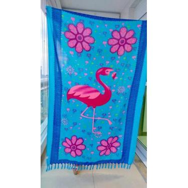 Imagem de Canga Indiana Estampada Moda Praia - cod 10 - Aleci Fashion, Água