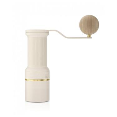 Imagem de Moedor de café manual Cocinare ESSENCE GO B38 Ultra branco vintage 30g GhostEdge Ultra 80 ajustes