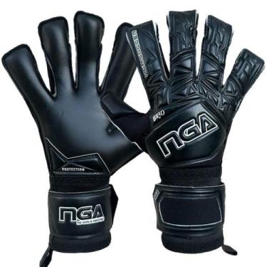 Imagem de Luva de Goleiro NGA Soccer Brio Látex Alemão Profissional 4mm Corte Ge