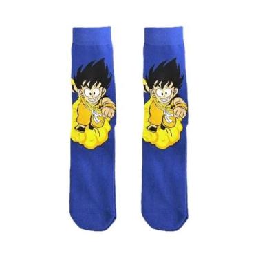 Imagem de 1/2/3/5 Pares de Meias de Cosplay de Anime Dragon Ball, Tricotadas e R