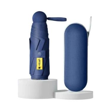 Imagem de Guarda-chuva Mini Dobrável UV Com Proteção Solar E Contra Chuva, Acess