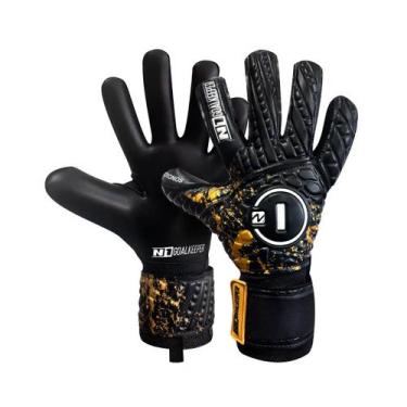 Imagem de Luva de Goleiro N1 Cronos - N1 Goalkeeper, Preto, Dourado, 10