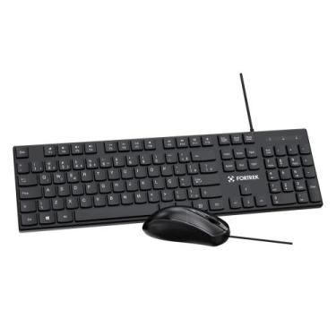 Imagem de Kit de Teclado e Mouse Fortrek C13 Office USB Com Fio 6815