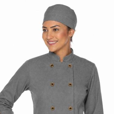 Imagem de Bandana semprigual de amarrar chef - DEMORGAN UNIFORMES, Preto, UN