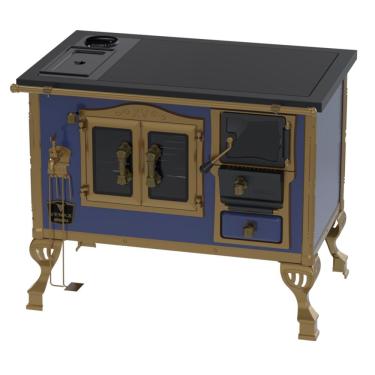 Imagem de Fogao a Lenha Venax n 2 Duque Premium Caldeira Azul SE