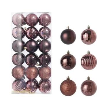 Imagem de Bolas De Natal De 3cm, 24 Peças, Decoração Para Árvore De Natal, Pendu