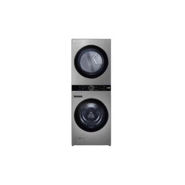 Imagem de Lava e Seca Lg Washtower 17kg Inteligencia Artificial Wk17vs6a Aço Esc