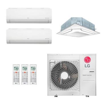 Imagem de Ar-Condicionado Multi Split Inverter LG 36.000 (2x Evap HW 12.000 + 1x