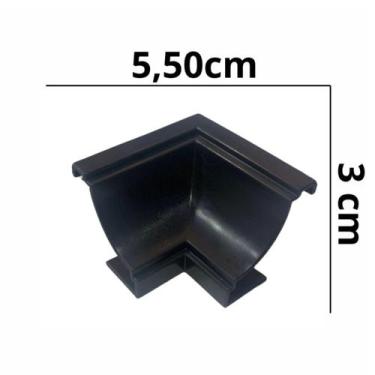 Imagem de Kit 25 Cantos-Quinas- Interno Para Acabamento Em Moldura de Forro PVC 