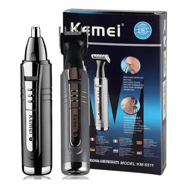 Imagem de Aparador Multigroomer Kemei KM-6511 Barba Nariz Orelha Bater - Congrat