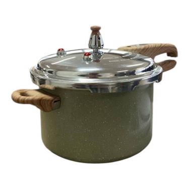 Imagem de Panela de Pressão Max Chef Wood Alumínio com Revestimento Cerâmico 4,2L Fechamento Externo Fratelli