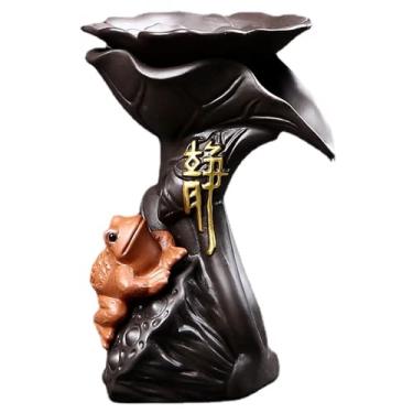 Imagem de Filtro de chá Kung Fu Creative Purple Sand Golden Toad Tea Set Accessories Coador