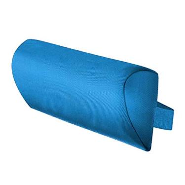 Imagem de Almofada de cabeça confortável e respirável Serablet, serve para a maioria das cadeiras e descansos, espuma confiável – Azul celeste