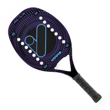 Imagem de Raquete de Beach Tennis Pro-Club Roxo, Preto e Azul - Vammo-Unissex