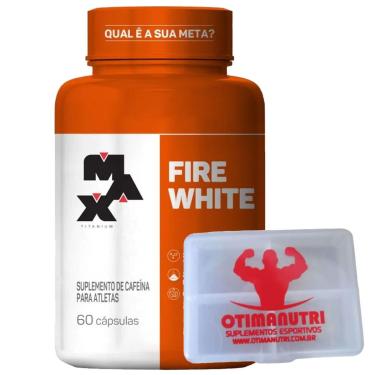 Imagem de Ultimate Fire White - 60 cápsulas + Porta Cápsulas transparente - Max Titanium