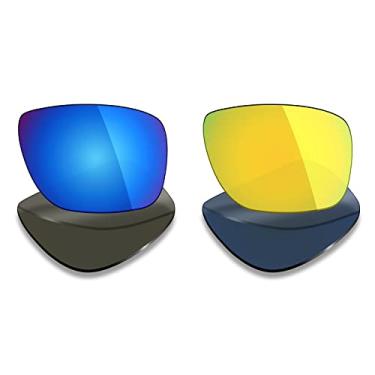 Imagem de 2 pares de lentes polarizadas de substituição da Mryok para óculos de sol Oakley Dispatch 1 – Opções