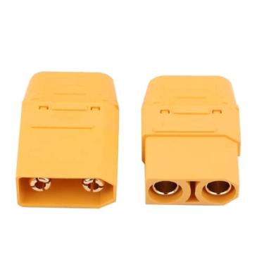 Imagem de Conector macho XT90, plugues banana conector XT90 1 par para helicóptero para modelo de carro