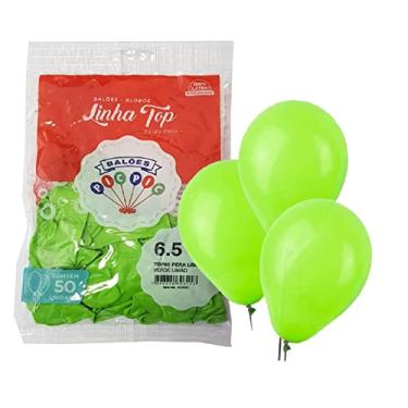 Imagem de 500 Bexiga Balão Liso Pequeno N° 6,5 - Verde Claro (10pct)
