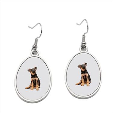 Imagem de Brincos de cachorro pastor alemão 2 – Brincos pendentes para meninas – Presente de festa de aniversário dos namorados