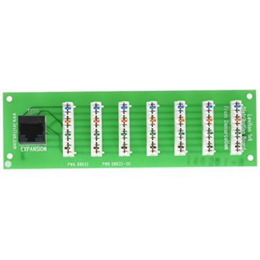 Imagem de Leviton 47609-F6 Placa de expansão de telefone em ponte 1 x 6 (4 linhas para 6 locais)