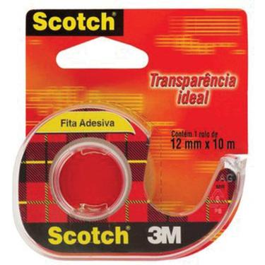 Imagem de Fita Adesiva Scotch Transparente 12Mmx10M Aparelho