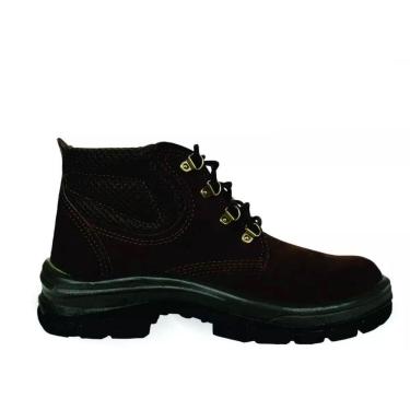 Imagem de Botina De Segurança Para Trabalho Nobuck Tp092 Preto Cartom