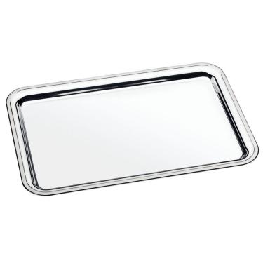 Imagem de Bandeja Retangular Tramontina Buena em Aço Inox 49x33 cm Tramontina