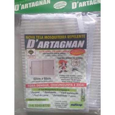 Imagem de Tela Mosquiteira Com Repelente E Ilhós 60 X 60 Cm