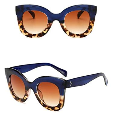 Imagem de Cat Eye Vintage Sunglasses Women Fashion Leopard Sun Glasses Sexy Ladies Eyewears UV400 Goggles Oval Glasses,4,China