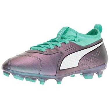 Imagem de PUMA Tênis de futebol masculino One 3 LTH Firm Ground, Color Shift-Biscay Green-puma branco-puma preto, 12
