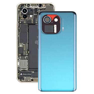 Imagem de HONGYAN Peças de substituição de telefone celular Tampa traseira da bateria original para Xiaomi Mi 11 Pro Acessórios telefônicos