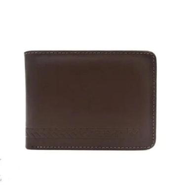 Imagem de Carteira Ferracini Masculina Couro Marrom Cfb021