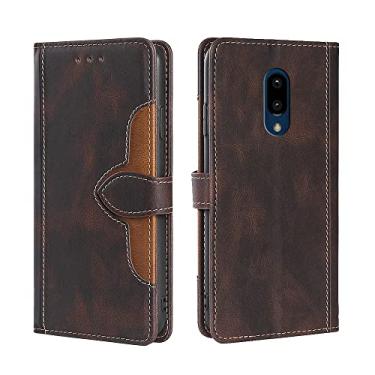 Imagem de For Sharp Aquos Zero 2 SHV47 SH-01M Skin Feel Straw Hat Magnetic Buckle Leather Phone Case