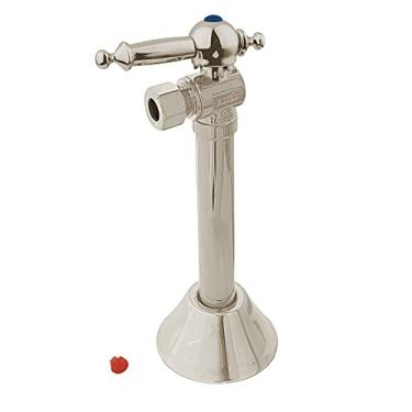 Imagem de Kingston Brass CC83208TL Vintage 1,27 cm de compressão OD de 9,5 mm com extensão TL de 12,7 cm, 13,8 cm, níquel acetinado