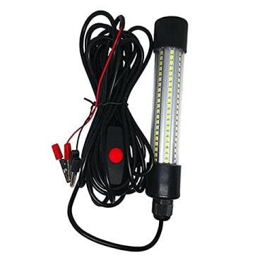 Imagem de F Fityle Luz de pesca submersível de LED 12V 13W subaquática super brilhante camarão crappie localizador de luz com cordão de 6 metros - verde