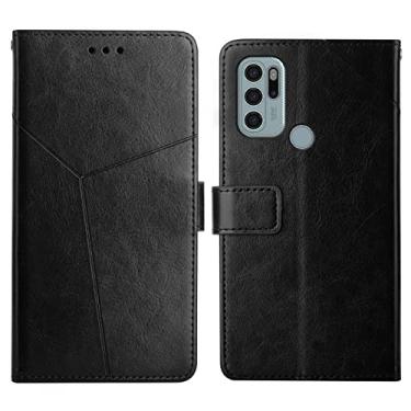 Imagem de For Motorola Moto G60S Y Stitching Horizontal Flip Leather Phone Case with Holder & Card Slots & Wallet & Photo Frame