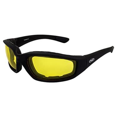 Imagem de Global Vision Óculos de sol masculinos Kickback 24 com lentes que mudam de cor, Amarelo, Adult