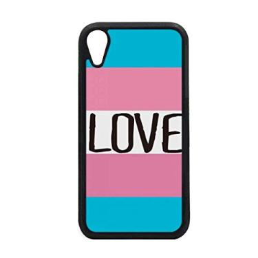 Imagem de Capa Love Transgênero LGBT Support para iPhone XR para proteção de telefone Apple Cover