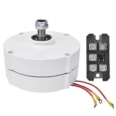 Imagem de 2500W 12V/24V Baixa velocidade de ímã permanente Gerador de penteado Diy Turbina eólica, gerador de ímã sem engrenagem em três fas,24v