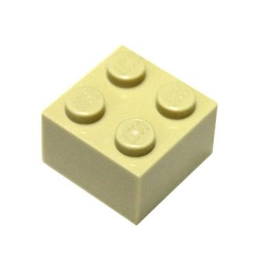 Imagem de LEGO Parts and Pieces: 2x2 Tan (Brick Yellow) Brick x200