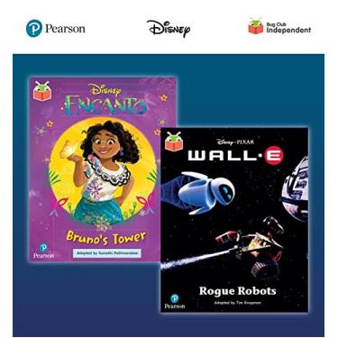 Imagem de Pearson Bug Club Disney Year 2 Pack C, including Turquoise and Gold book band readers; Encanto: Bruno's Tower, Wall-E: Rogue Robots