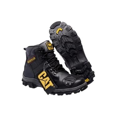 bota motociclista coturno cat masculina original caterpillar